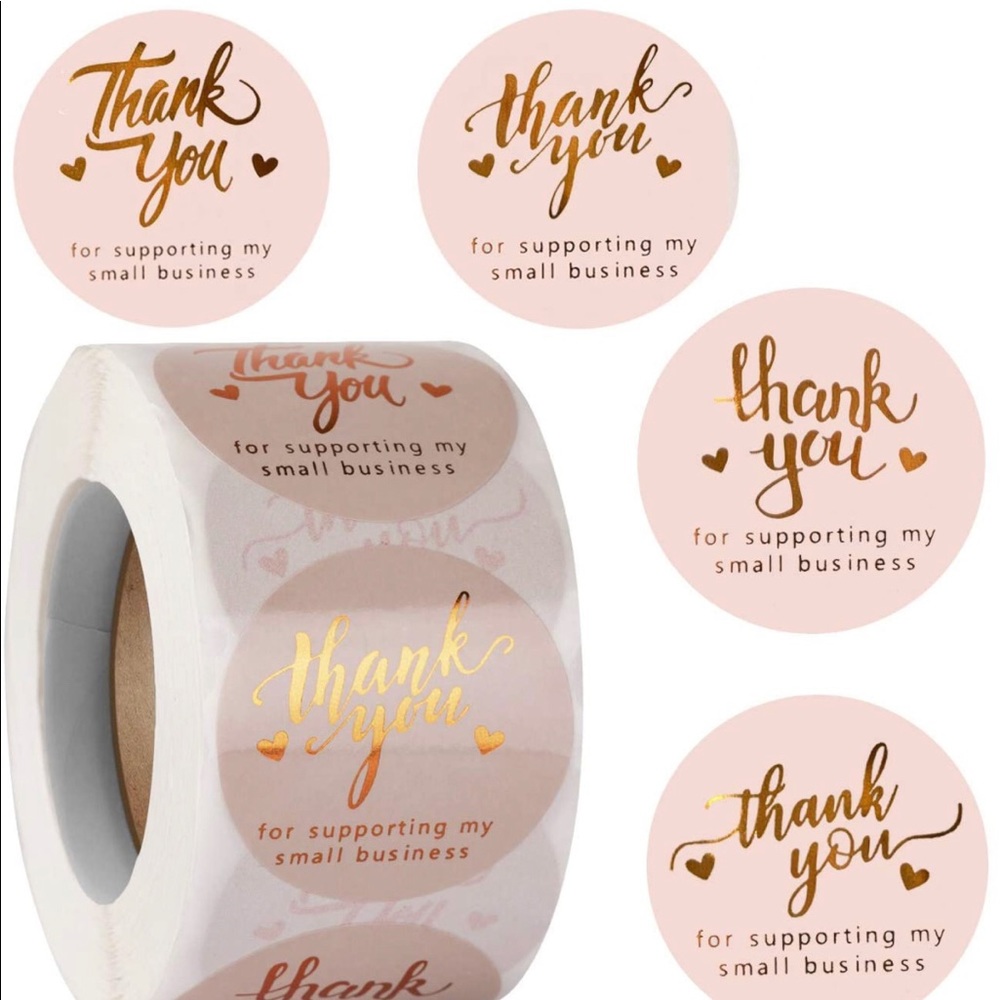 NEW Poshmark Packages "Thank You!" Gift Wrap Shipping Supplies Set ~ 125pcs - Picture 4 of 5